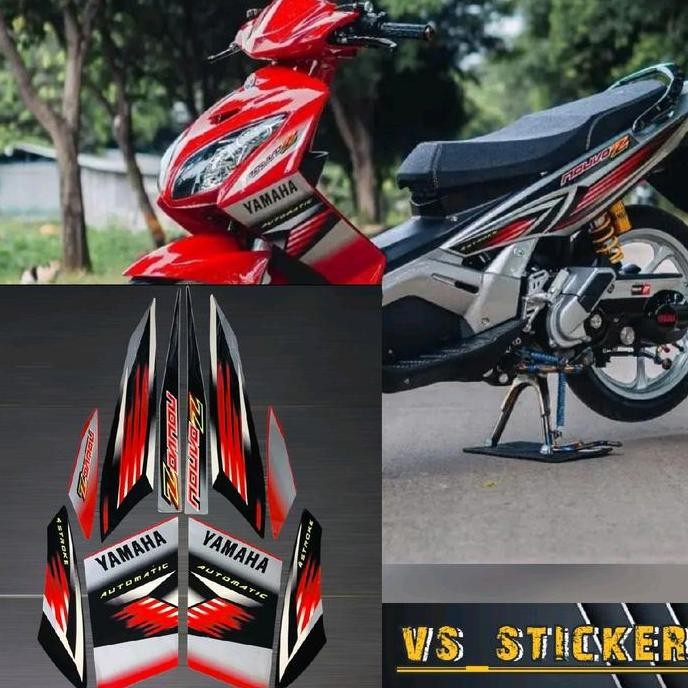 STRIPING LIST STANDART MOTOR NOUVO Z 2005 MERAH BIRU HIJAU Motorcycle