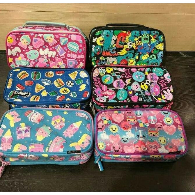 

Smiggle Says Go Anywhere Pencil Case - Tempat Pensil Smiggle New Stok