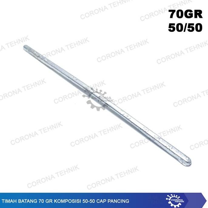 ready  Timah Batang 70 Gram Komposisi 50-50 Cap Pancing