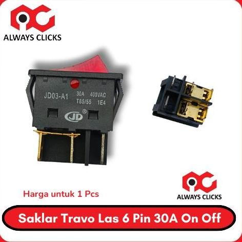 ready  Saklar Travo Las 6 Pin 30A Switch Mesin Las