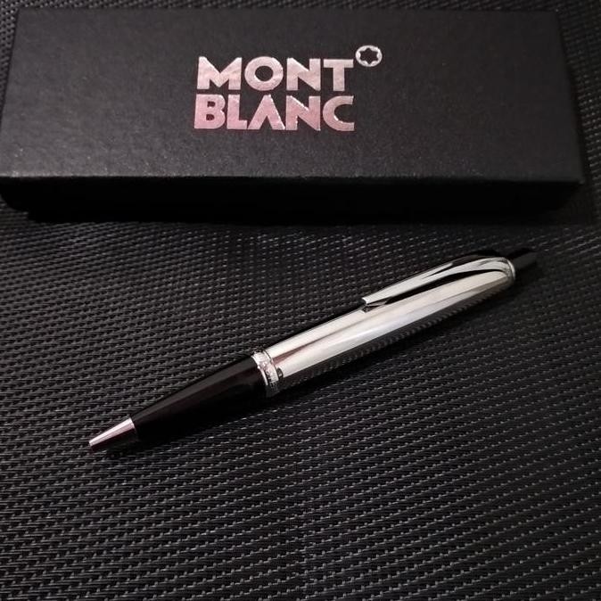 

Pulpen Ballpoint Mb Stainless Exclusive Gratis Grafir Nama New Stok