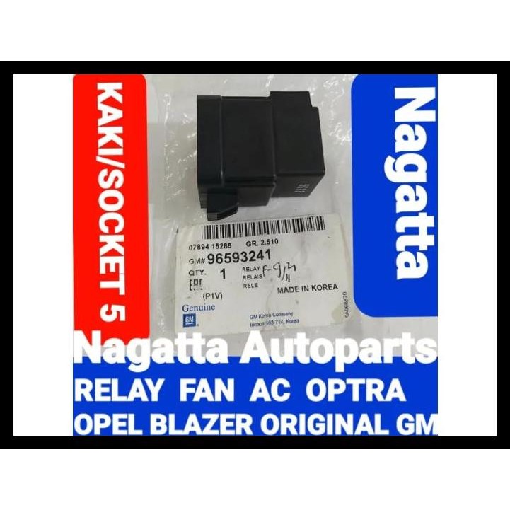 GRATIS ONGKIR SOKET SOCKET RELAY MOTOR FAN AC KAKI 5 OPTRA OPEL BLAZER ORI GM 