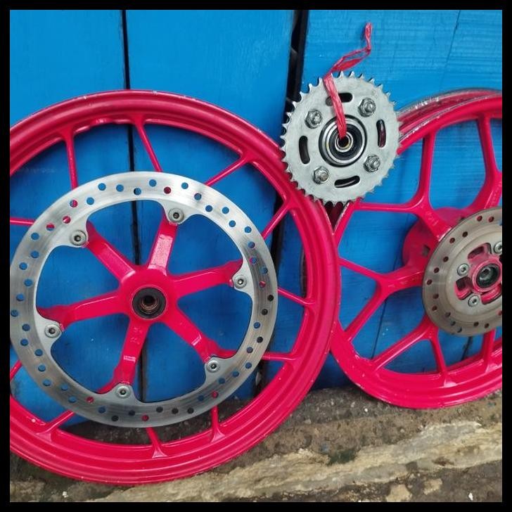 GRATIS ONGKIR VELG PELEK VELEK DEPAN BELAKANG NAP GEAR HONDA SONIC 150 R ORIGINAL 