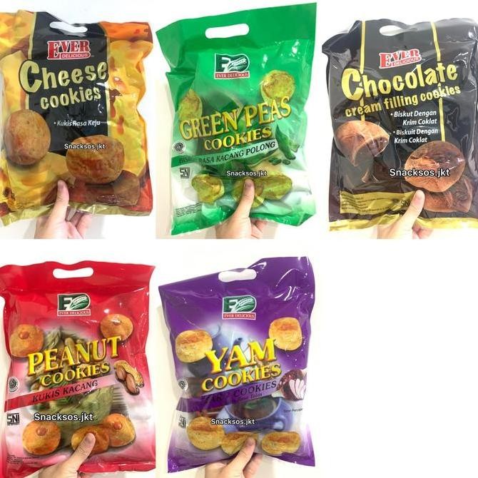 

[350gr] Ever Delicious Cookies Chocolate Kukis / Peanut Cookies / Green Peas Cookies / Yam Cookies / Cheese Biscuit