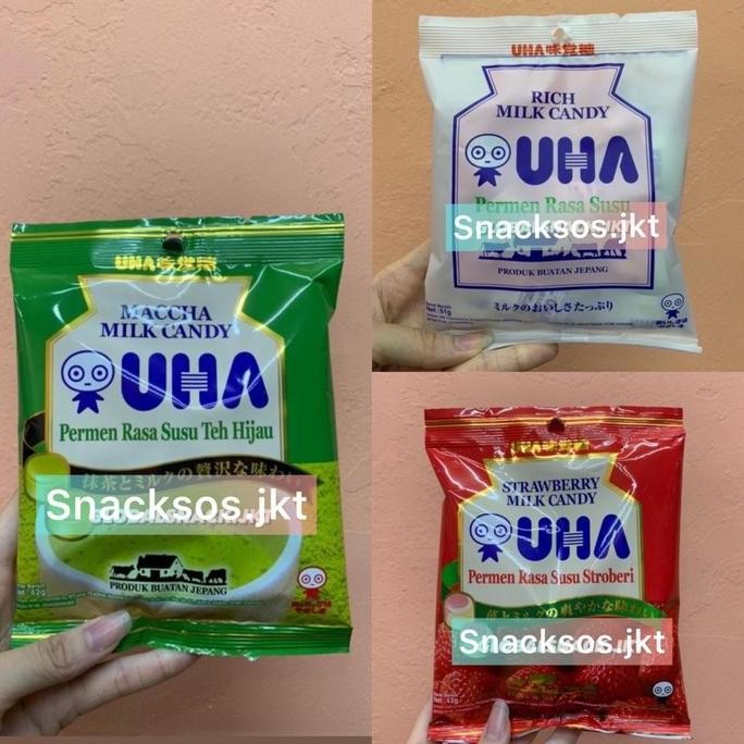

42g UHA Permen Strawberry / Matcha / Rich Milk Candy