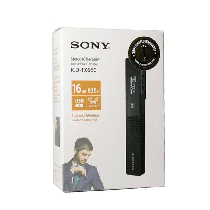 Sony ICD-TX660 TX660 Digital Voice Recorder Alat Perekam Suara Sony
