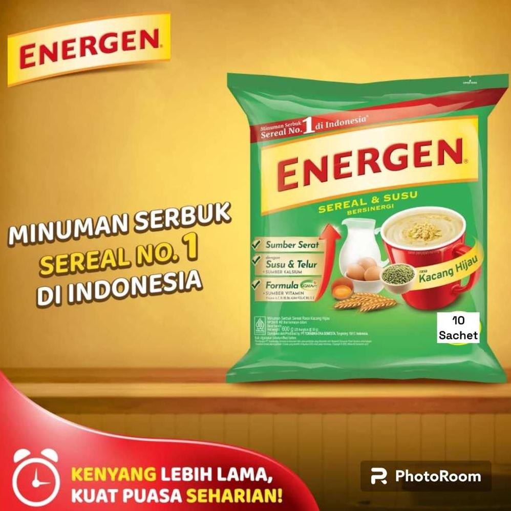 

Energen Sereal & Susu | Isi 10 Bks @ 34 Gr