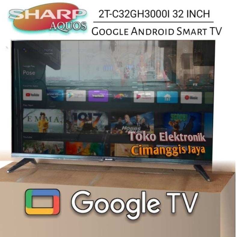 Google android smart tv led Sharp 32 inch digital DiM