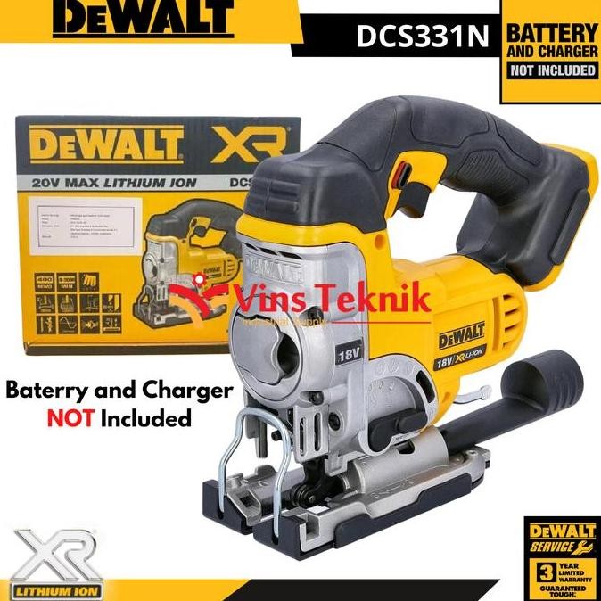 Mesin Gergaji Baterai Cordless Jig Saw Jigsaw Dewalt Dcs331N Dcs331