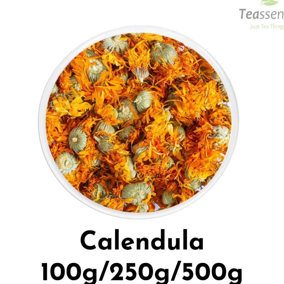 

Calendula Dried Flower Tea Pot Marold Tea Teh Bunga Calendula Kering 100G250Gg