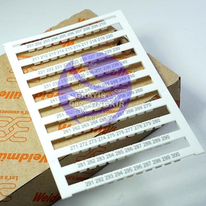 

Weidmuller Dek 5/5 Terminal Marker Printing