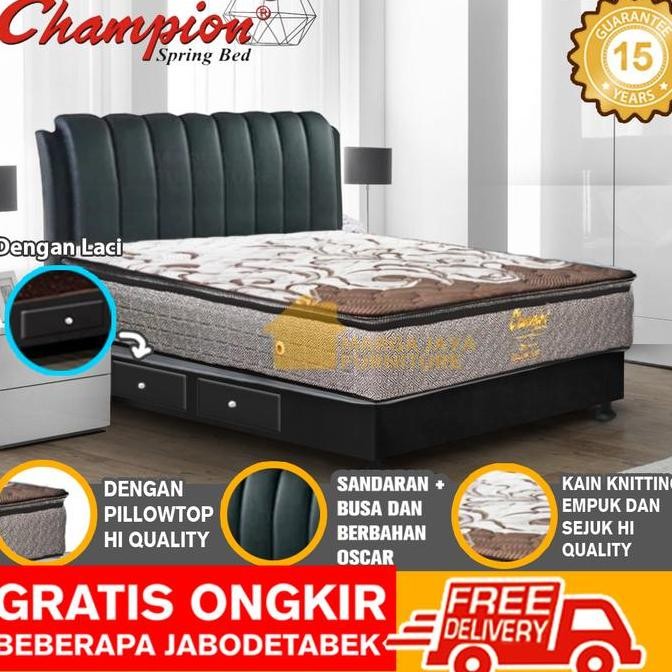 Murah Set Divan Springbed Kasur Symbol 160 X 200 Tempat Tidur Ranjang Matras 160X200 Cm Spring Bed H