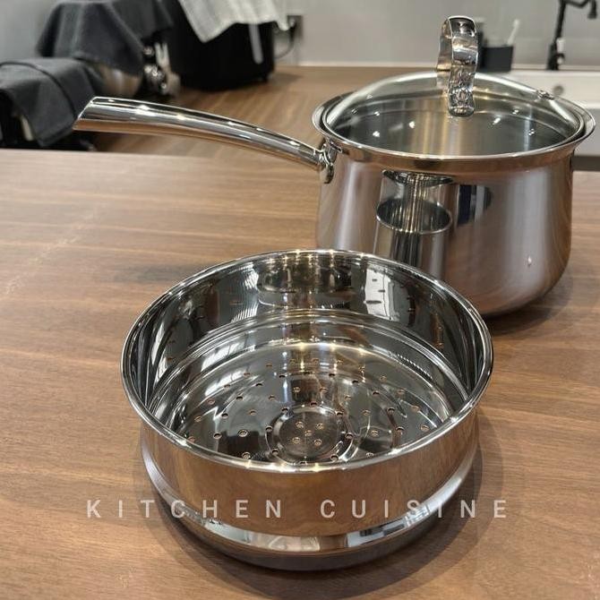 Murah Panci Kukus Stainless Steel 304 / Panci Ss High Quality / Steamer Sus304 / Panci Elegant