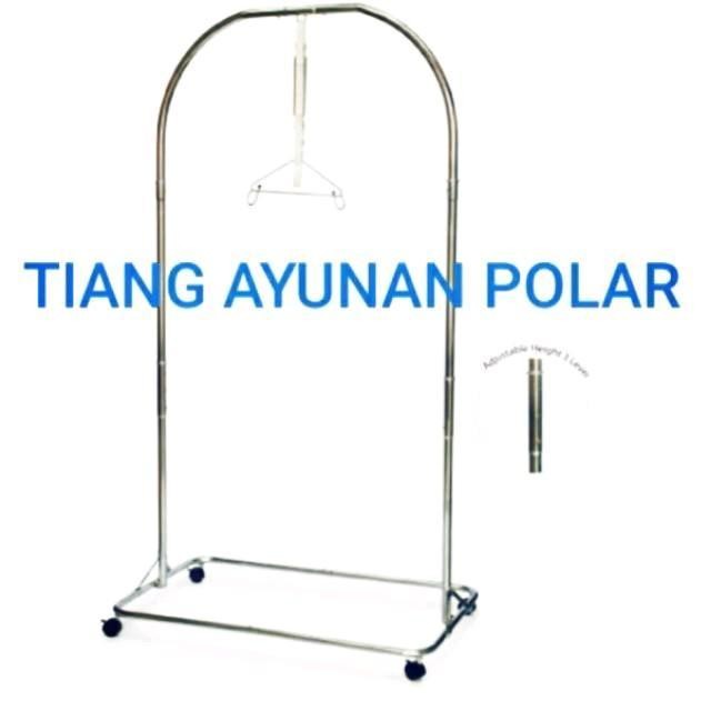 Polar Tiang Ayunan Chrome Stainless. Tiang Ayunan Bayi. Tiang Chrome Original Dan Terpercaya