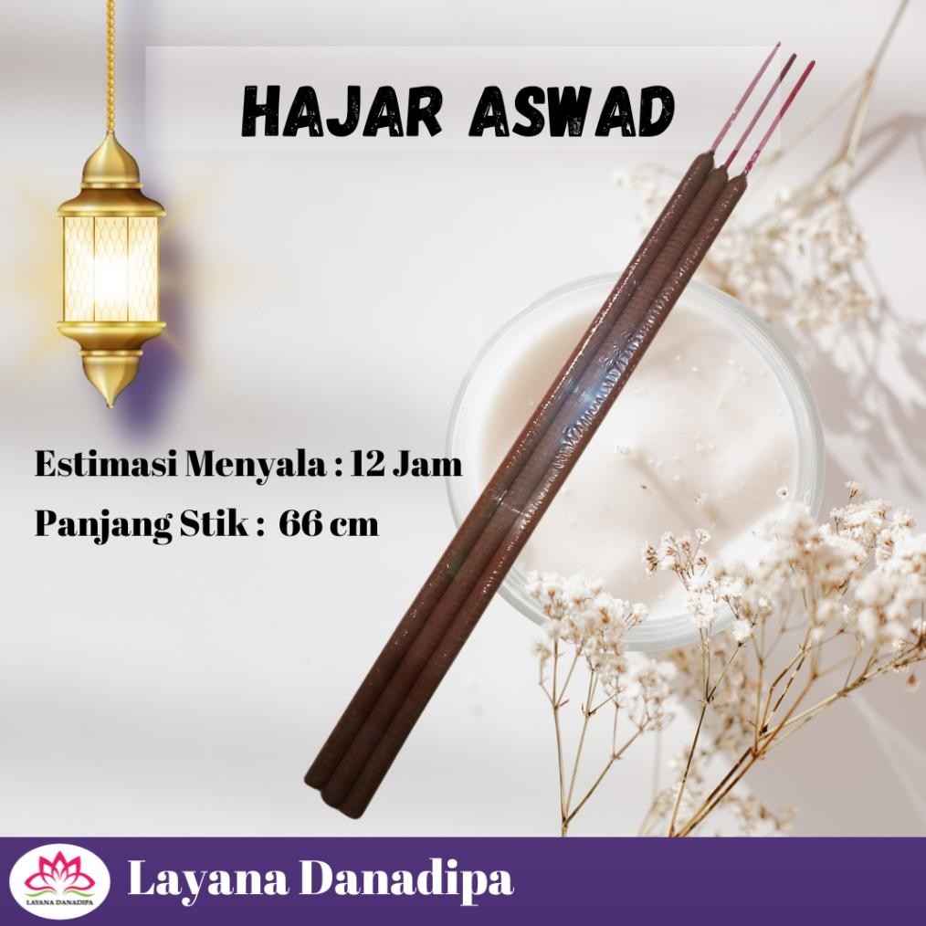 Dupa Hajar Aswad Dupa Stick Hajar Aswad Dupa Wangi Aroma Terapi Dupa Lidi Hajar Aswad Ukuran Jumbo I