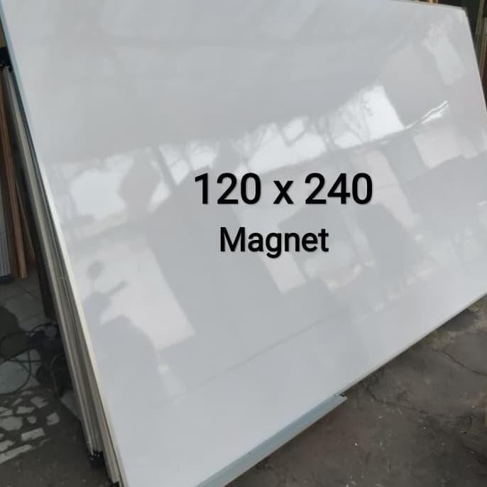 

Whiteboard Besar 120 X 240 Cm Papan Tulis Kantor 240X120 Cm New Stok