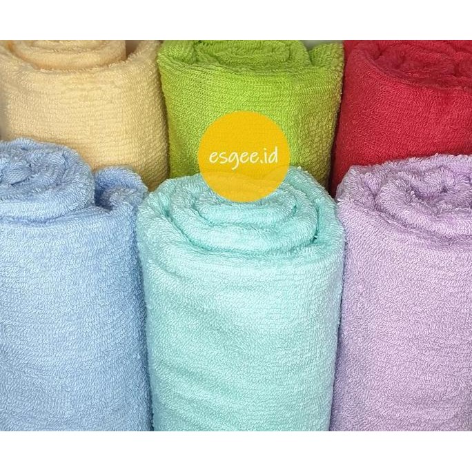 Promo Lusinan Lusin Handuk Merah Putih Ukuran 60X120