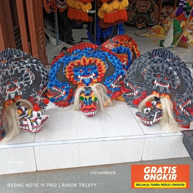 Barongan Anak Ukir Ukuran 13/Barongan Anak Murah Stok