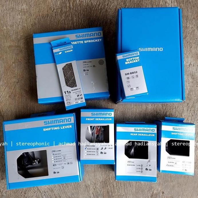 BNIB.. Groupset SHIMANO DEORE M5100 2 x 11 speed Groupset DEORE M5100 murah