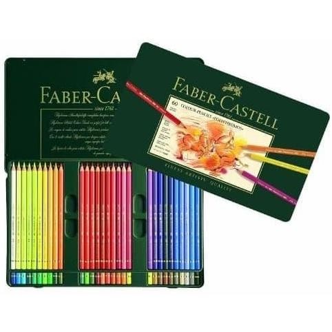 

Faber Castell Polychromos Color Pencils Tin of 60 Pensil Warna