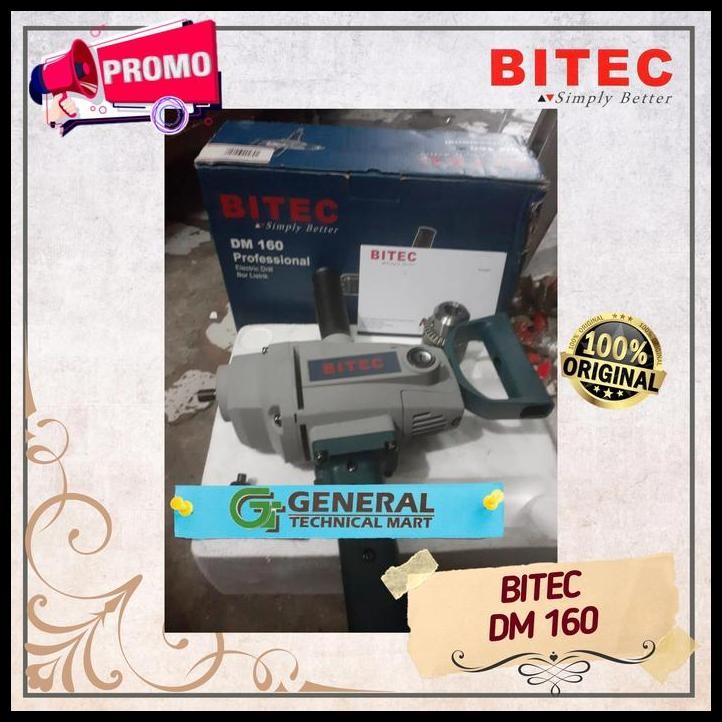 HOT DEAL MESIN BOR 16MM ROTARY DRILL DM160 BITEC DM 160 ORIGINAL (NEWTYPE) 