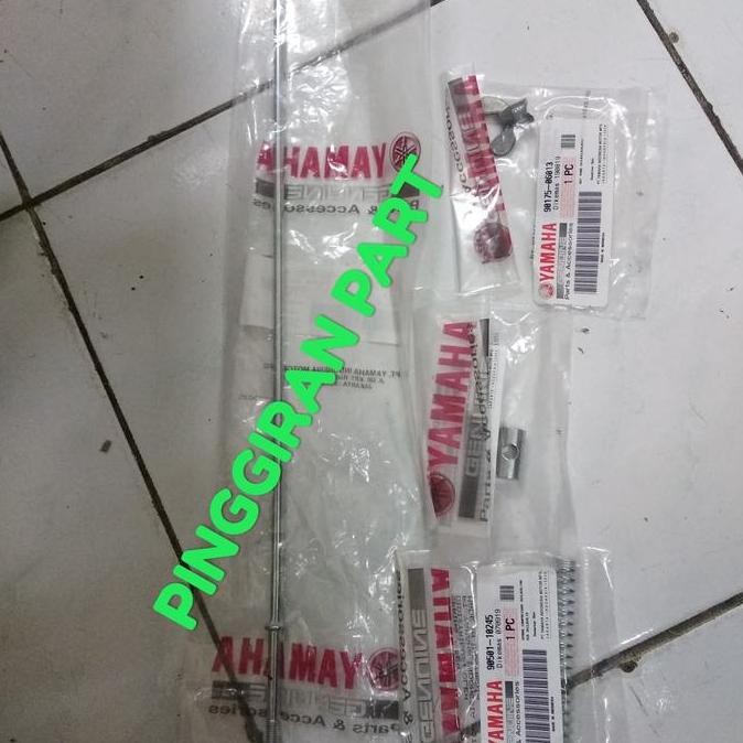 ready  Tiang kawat rem belakang Jupiter MX old komplit original