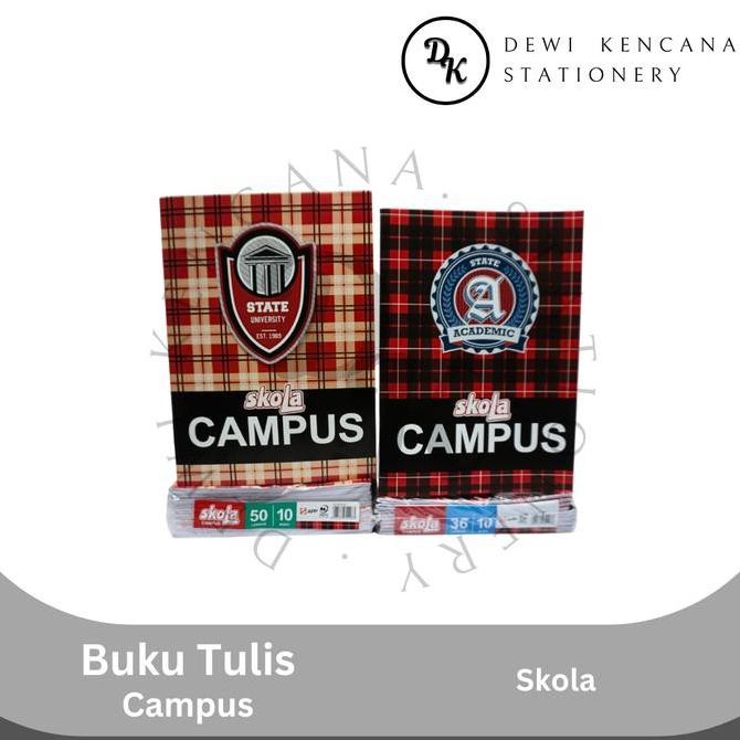

Buku Tulis Campus Boxy Skola 1 Pak isi 10 Buku
