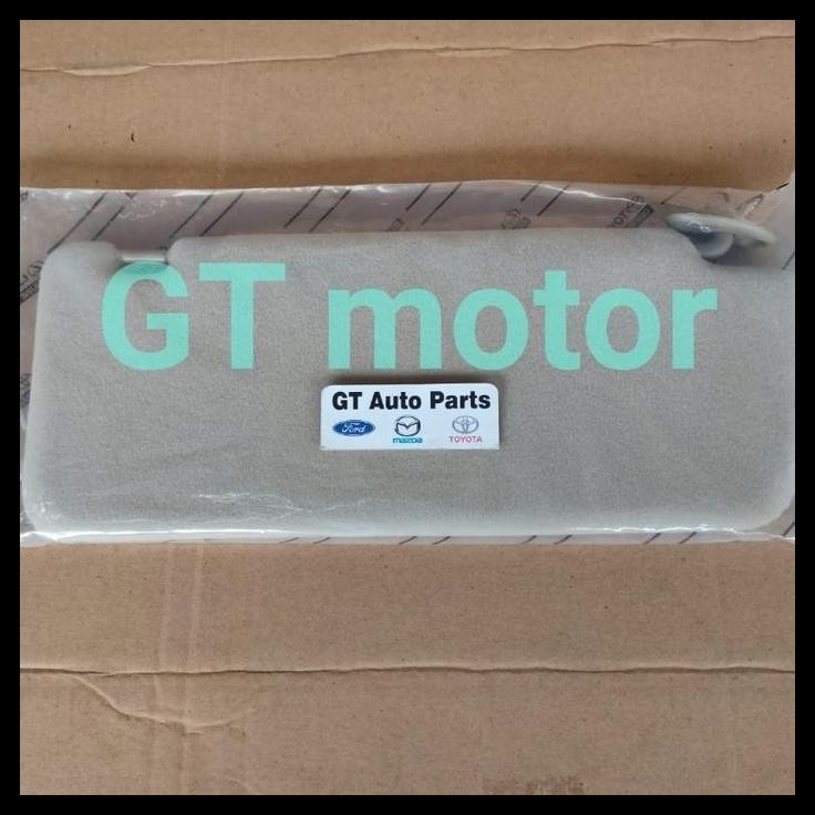 TERMURAH SUNVISOR SUN VISOR KIRI FORTUNER 2006-2008 CREAM BAHAN BLUDRU ADA KACA 