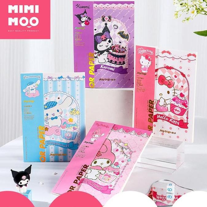 

MIMIMOO Buku Tulis A5 4 pcs Karakter Sanrio Lucu Cinnamoroll Kuromi