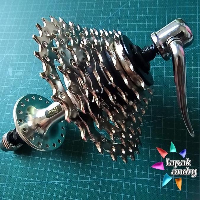 Freehub 36H Shimano 7 Speed HG50 Japan QR NOS Rear + Sprocket 12-28T murah