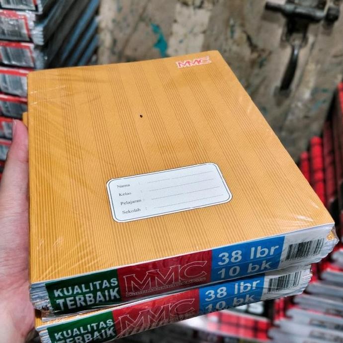 

MMC Buku Tulis Isi 38 Lembar MMCampus Cover Coklat / Kraft Ukuran Biasa Buku Kecil 21cm x 16cm 1 Pack Isi 10 Buku