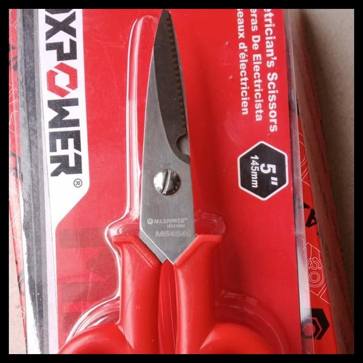 

DISKON GUNTING ELECTRIAN ELEKTRIK SCISSOR GUNTING MAXPOWER 145MM LISTRIK