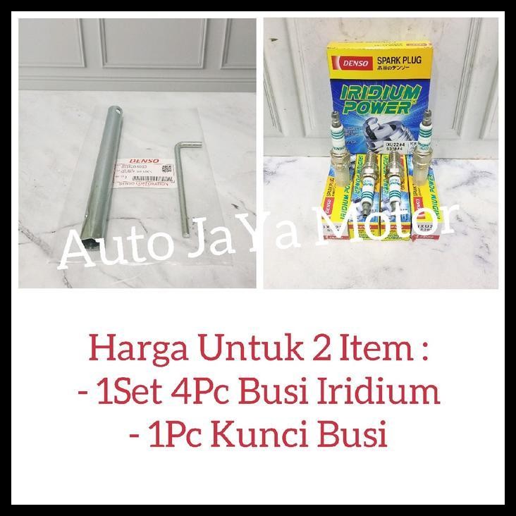 BEST DEAL BUSI IRIDIUM + KUNCI BUSI ALL NEW AVANZA XENIA VELOZ 2012-2014 1SET 