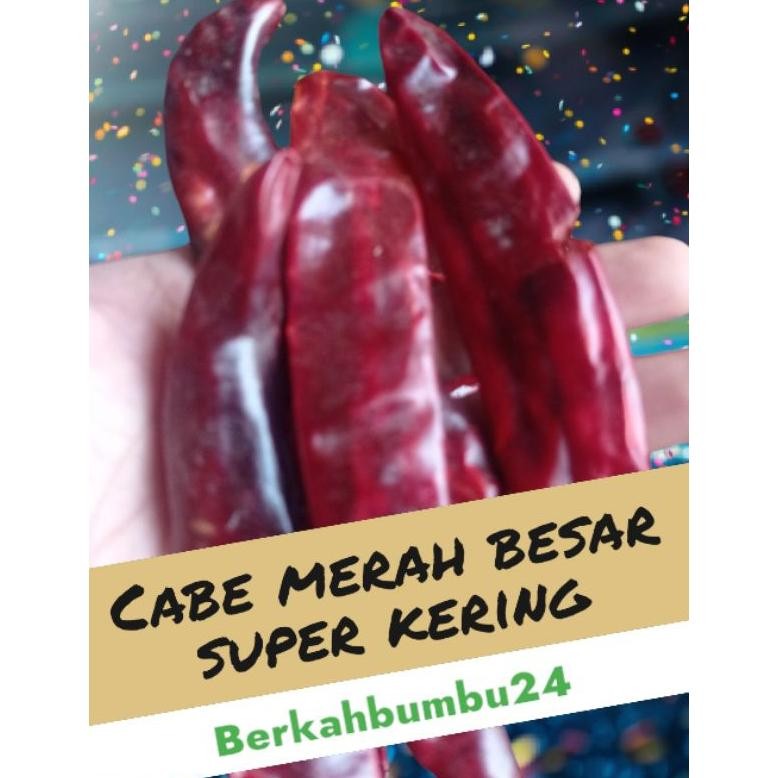 

Aman Terbaik 1Kg Cabe Merah Besar Kering Kulitas Bagus