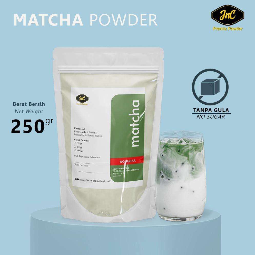 

Promo Jnc Matcha Powder Non Sugar 250Gr
