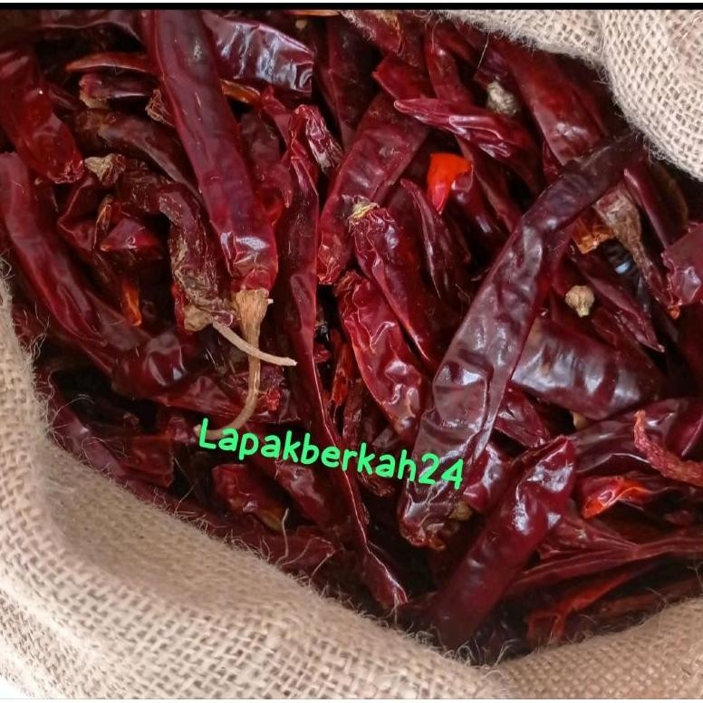 

Premium ( 1.Kg ) Cabe Merah Besar Kering Super Tanpa Tangkai Tidak Pedas