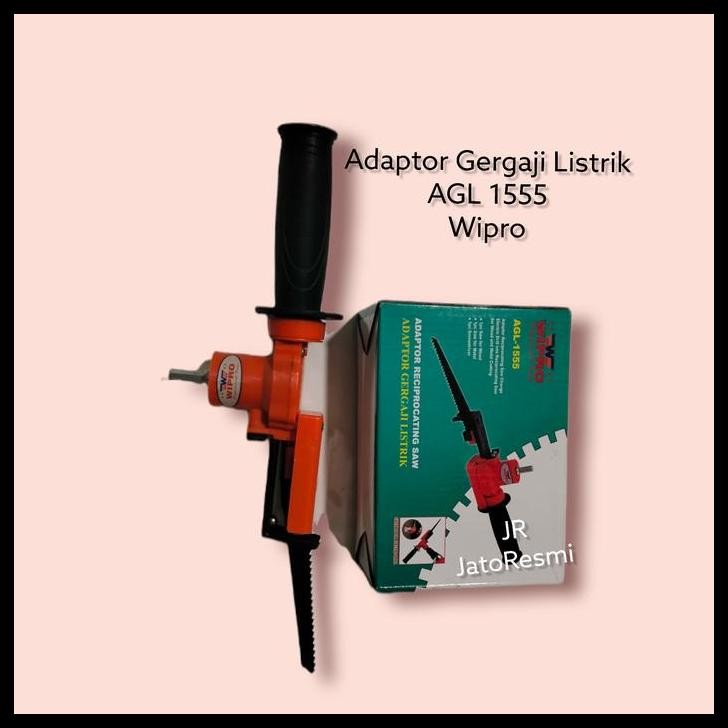 HOT DEAL ADAPTOR GERGAJI LISTRIK AGL 1555 WIPRO BESI DAN KAYU