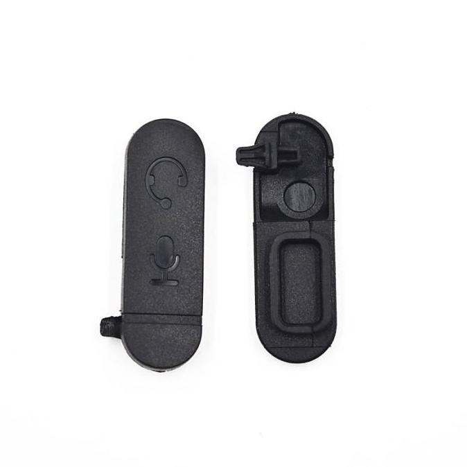 BARU TUTUP MIC KARET XIR P3688 MOTOROLA DUST COVER AUDIO JACK PELINDUNG SPEAKER