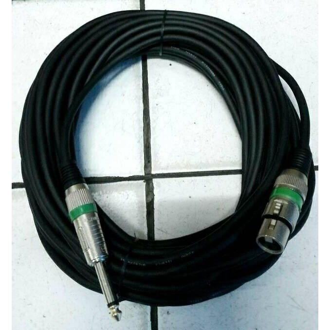 BARU KABEL MIC 20 METER FULL ORIGINAL - KABEL CANON XLR MIKROFON PANJANG