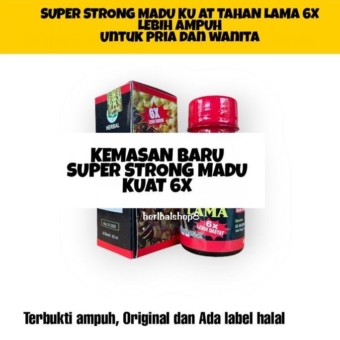 

TERMURAH MADU LAMA 6X HERBAL ORIGINAL - SUPLEMEN PRIA & WANITA HALAL MUI