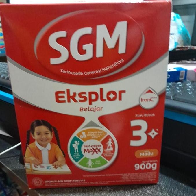 

TERMURAH SGM EKSPLOR 3+ RASA MADU COKLAT VANILA 900GR - SUSU ANAK NUTRISI HARIAN