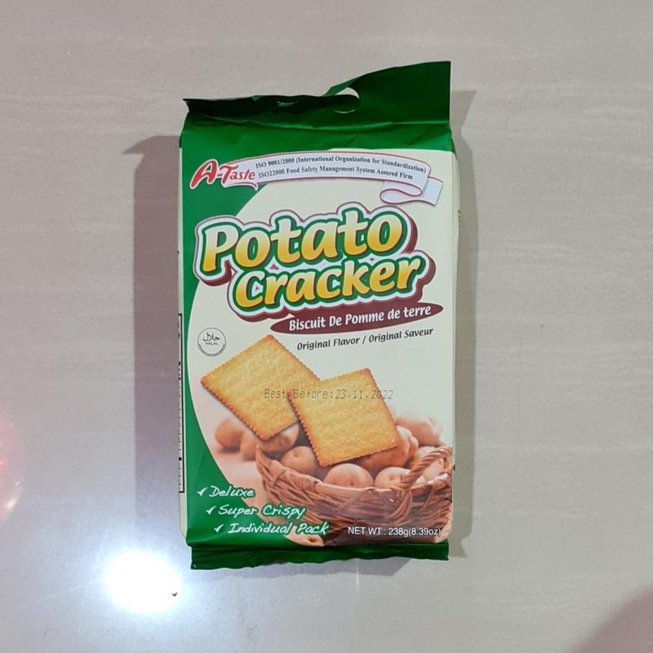 

Biskuit Kentang A Taste Potato Craer Biscuit Flavor 238 Gram