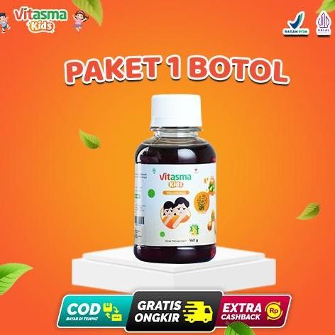 

TERMURAH VITASMA KIDS 1 BOTOL MADU ANAK HERBAL ATASI BATUK, PARU-PARU & FLU