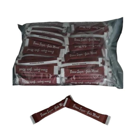 

Gula Merah Brown Sugar Kemasan Stik Gula Aren Sachet Ter Isi 125 Pcs Bahan