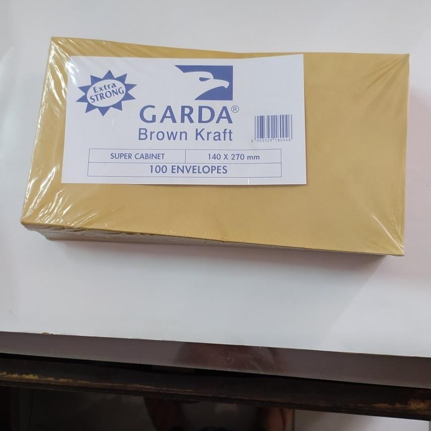 

Amplop Coklat Garda Ukuran Super Kabinet Cabinet