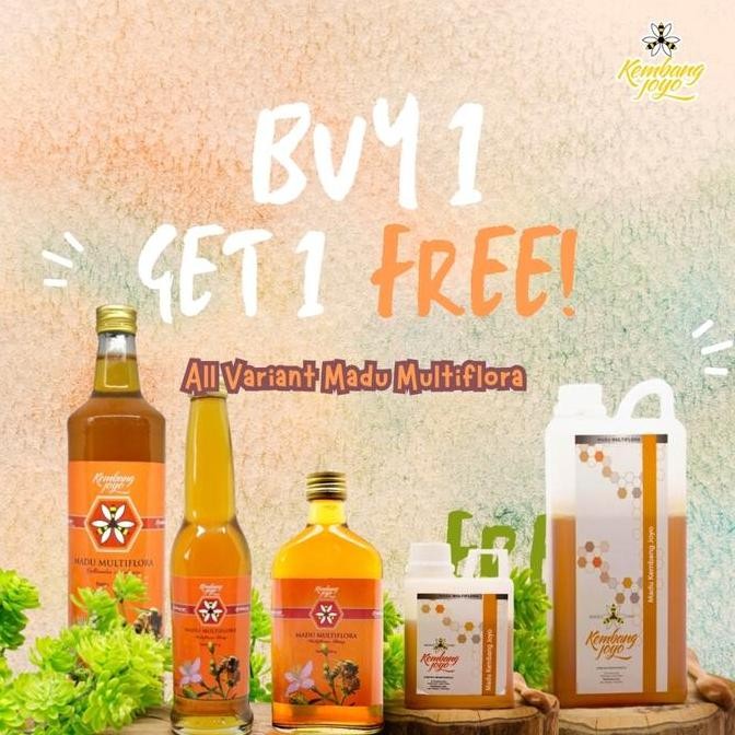 

TERMURAH BUY 1 GET 2 MADU AKASIA/MULTIFLORA/KALIANDRA - KEMBANG JOYO ASLI MALANG