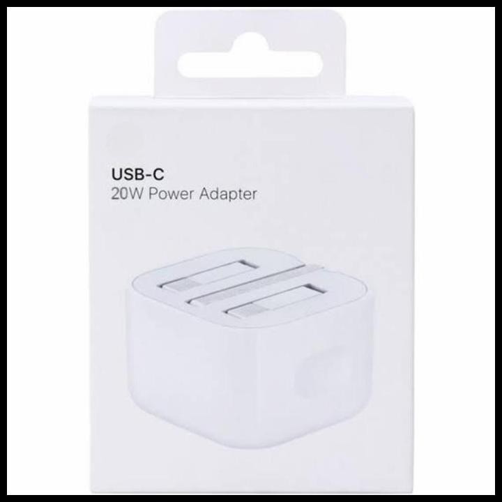 Terlaris Charger iPhone Adapter 20W USB C UK Kaki 3 Fast Charging Original 100% Best Seller