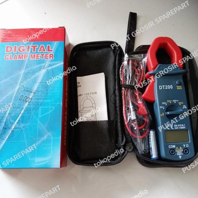 ** TANG AMPERE DIGITAL AC DC METER DT200 BERKUALITAS N_EW