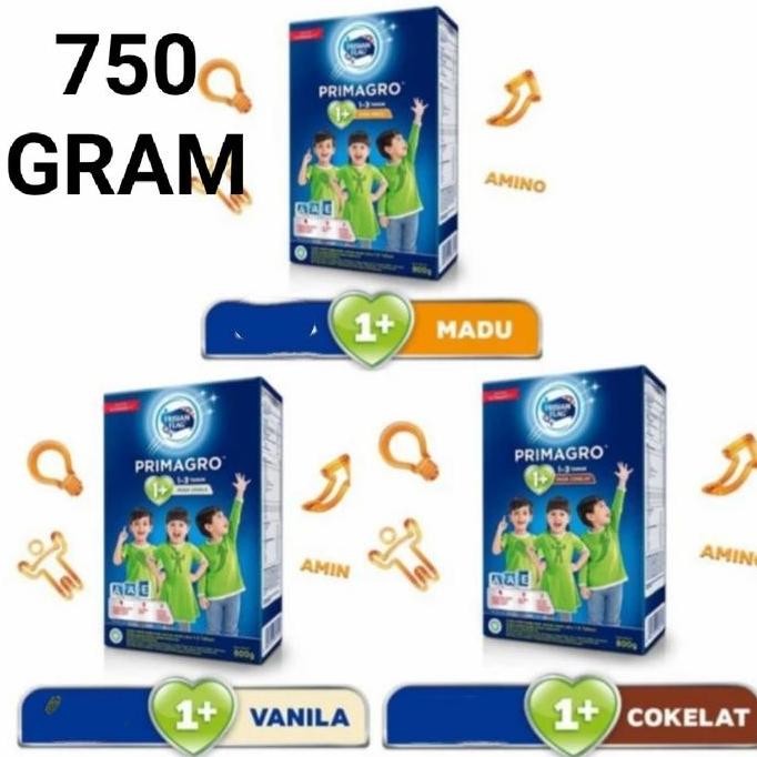 

TERMURAH FRISIAN FLAG PRIMAGRO 1+ SUSU BUBUK ANAK RASA COKLAT VANILLA MADU 750G