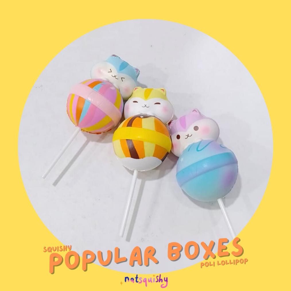 Natsquishy - Squishy Popular Boxes Poli Lollipop DiM